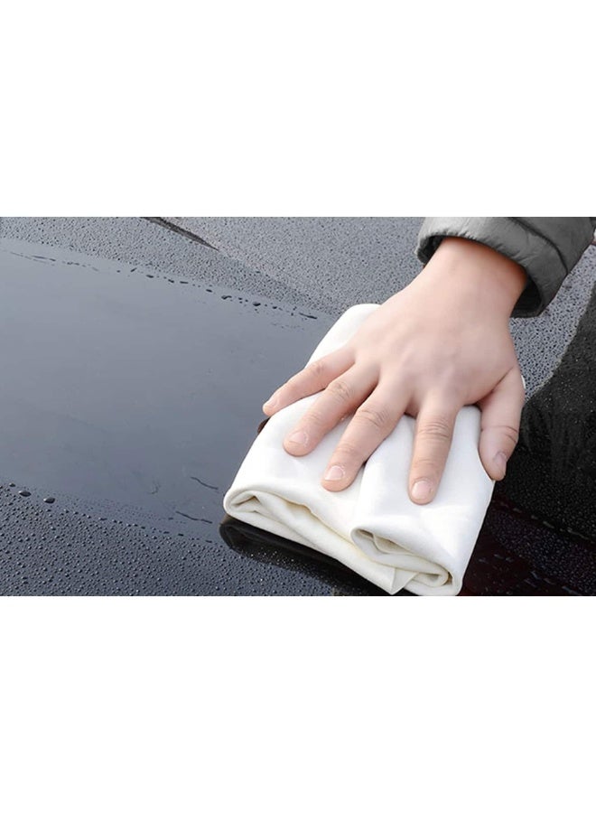 Autoplus Chamois Leather Genuine Sheepskin Tanned With 100% Cod Oil Super Soft Absorbent No Lint Streaks Or Scratches 2.25 Sq.Ft - Image 3
